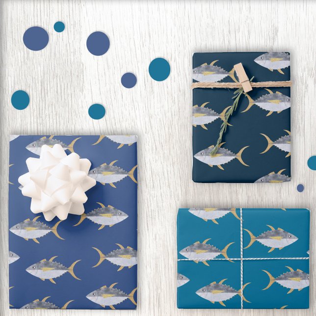 Tuna Fish Wrapping Paper Sheets (Creator Uploaded)