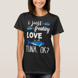 Tuna food tuna can predatory fish fishing food fis T-Shirt