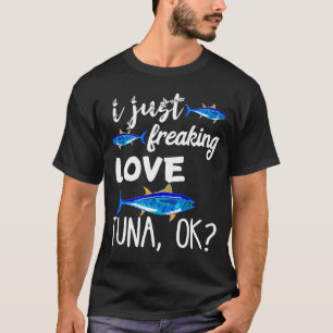 Tuna food tuna can predatory fish fishing food fis T-Shirt