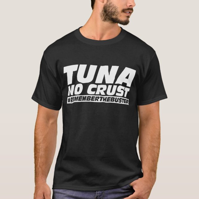 TUNA NO CRUST Hoodie Black Paul Walker Fast _ Furi T-Shirt (Front)