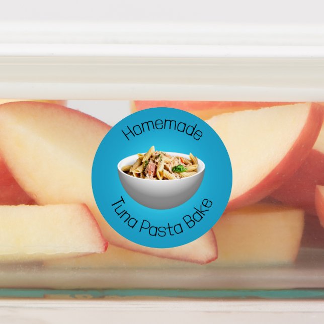 Tuna pasta bake Labels (Affixed)
