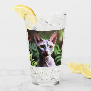 "Tuna the Hairless Cat: Sleek and Silky"  Glass