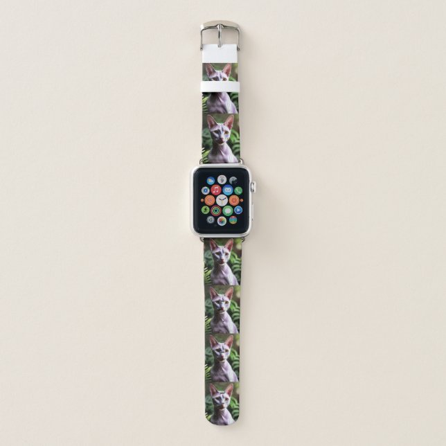 Tuna The Hairless Sphynx Cat, Apple Watch Band (Front)