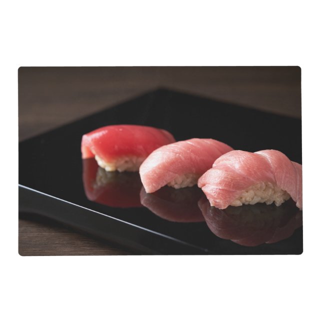  Tuna Trio Placemat – SUSHIMI Collection (Front)