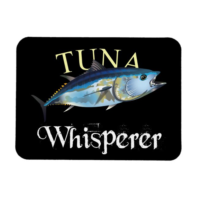 Tuna Whisperer Dark Colored Magnet (Horizontal)
