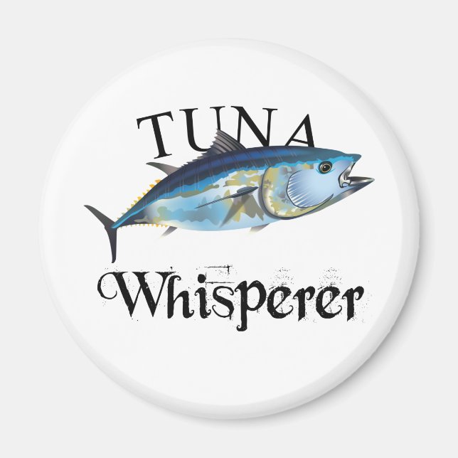 Tuna Whisperer Light Colored Magnet (Front)