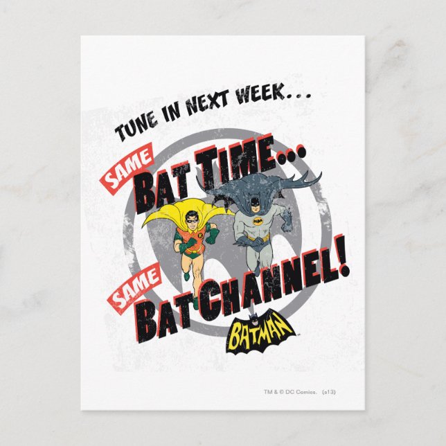 Tune In Next Week Graphic Postcard (Front)