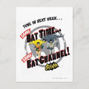 Tune In Next Week Graphic Postcard