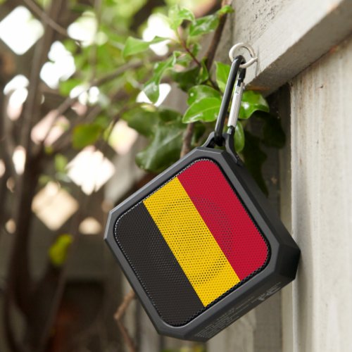 Tune in to Belgium Songs with Belgian Flag Bluetooth Speaker