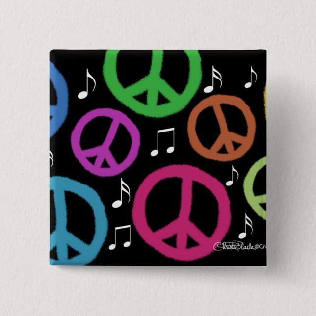 Tune in to Peace! Button (Front)