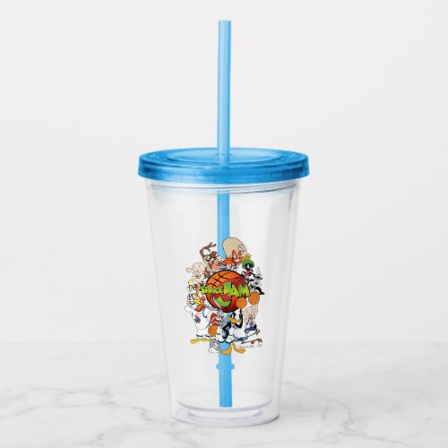 TUNE SQUAD Group SPACE JAM Logo Acrylic Tumbler