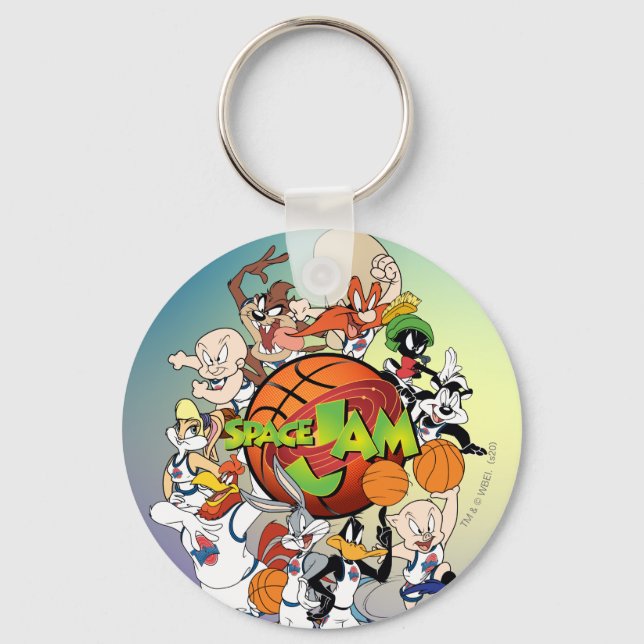 TUNE SQUAD™ Group SPACE JAM™ Logo Keychain (Front)