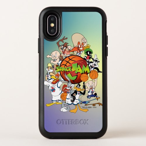 TUNE SQUAD Group SPACE JAM Logo OtterBox Symmetry iPhone X Case