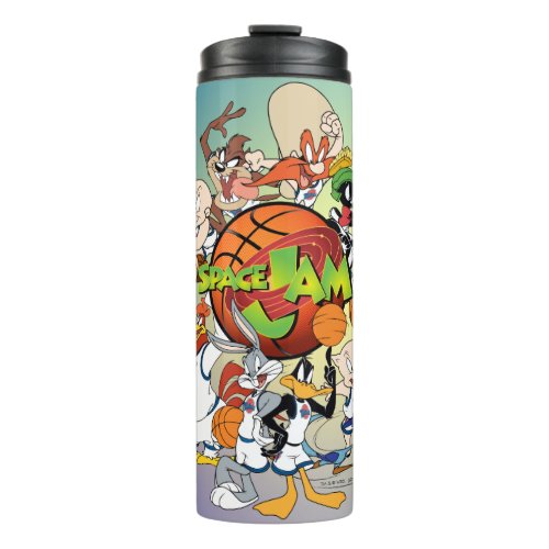 TUNE SQUAD Group SPACE JAM Logo Thermal Tumbler