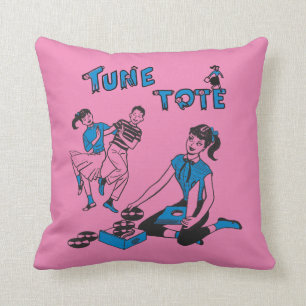 Tune Tote throw pillow