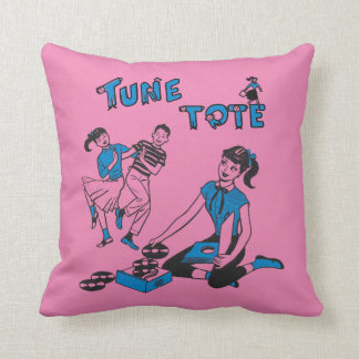 Tune Tote throw pillow