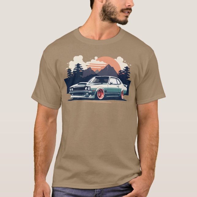 Tuned Japan Car boy family T-Shirt (Front)