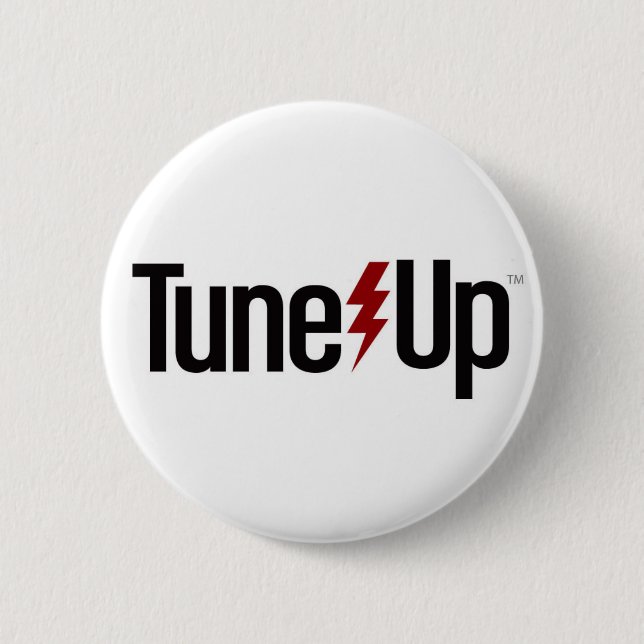 TuneUp Text Logo Button (Front)