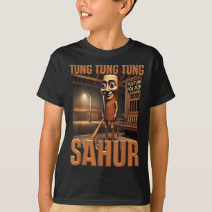 Tung Tung Tung Sahur Ai Monster Italian Brainrot K T-Shirt
