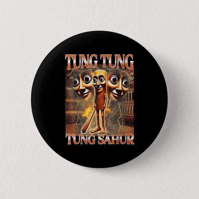 Tung Tung Tung Sahur  Button (Front)