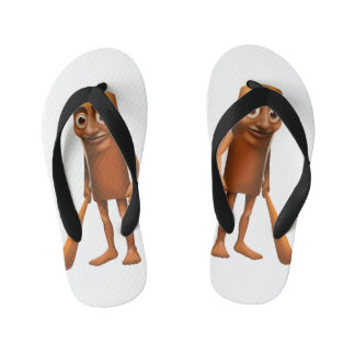 Tung Tung Tung Sahur Funny  Cartoon Kid's Flip Flops