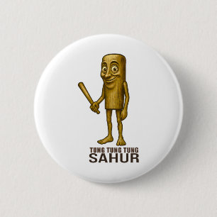 Tung Tung Tung Sahur - Funny Italian Brainrot Kids Button