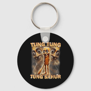Tung Tung Tung Sahur Is Calling Funny Italian Brai Keychain