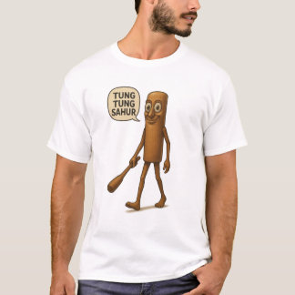 tung tung tung sahur memes tiktok anomaly T-Shirt