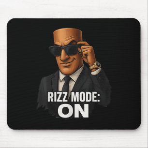 Tung Tung Tung Sahur Rizz Mode On Italian Brainrot Mouse Pad