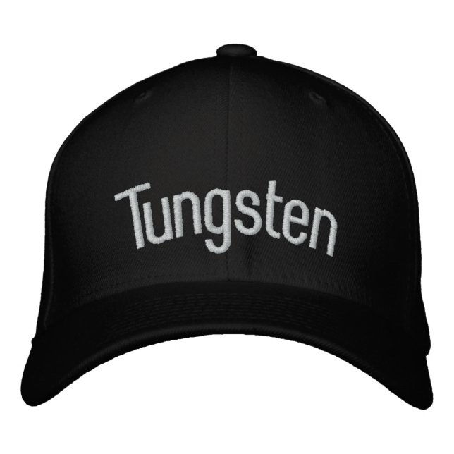 Tungsten Embroidered Baseball Cap (Front)