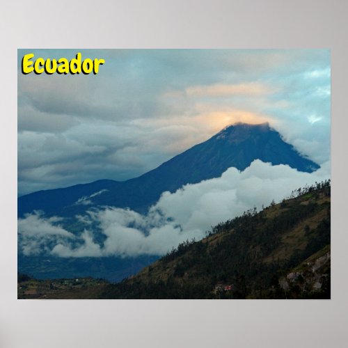 Tungurahua Ecuador Poster