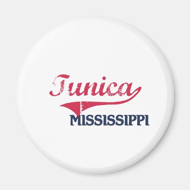 Tunica Mississippi City Classic Magnet (Front)