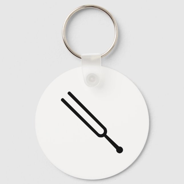 Tuning fork keychain (Front)