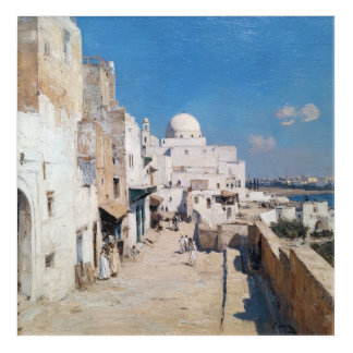 Tunis 1905 – Impressionist Travel Art from Tunisia