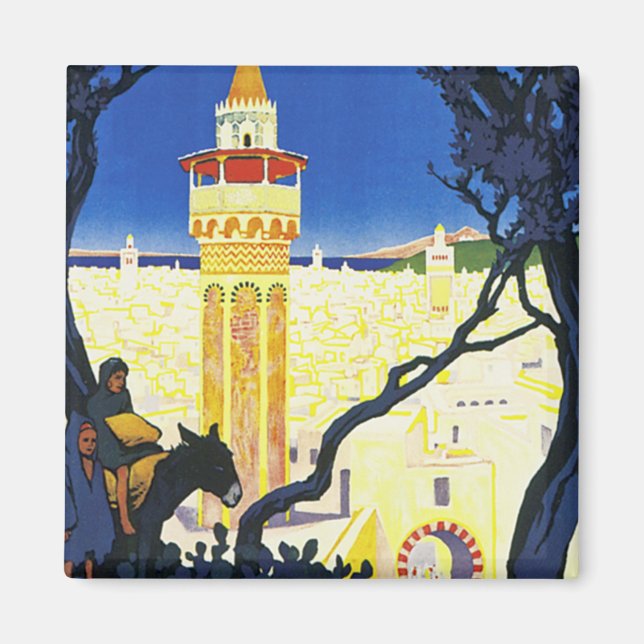 Tunis ~ L'Orient Aux Portes de Marseille Magnet (Front)