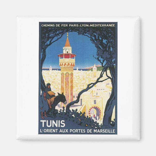Tunis, L'Orient Aux Portes de Marsielle Magnet (Front)