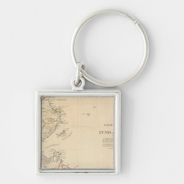 Tunis, Tripoli Keychain (Front)