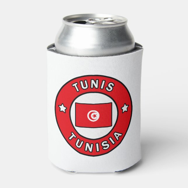 Tunis Tunisia Can Cooler (Can Front)