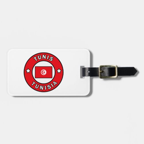 Tunis Tunisia Luggage Tag