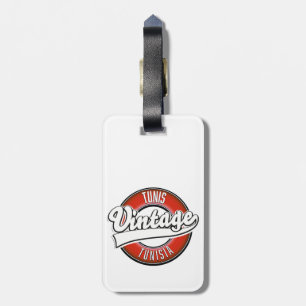 Tunis Tunisia vintage style logo Luggage Tag
