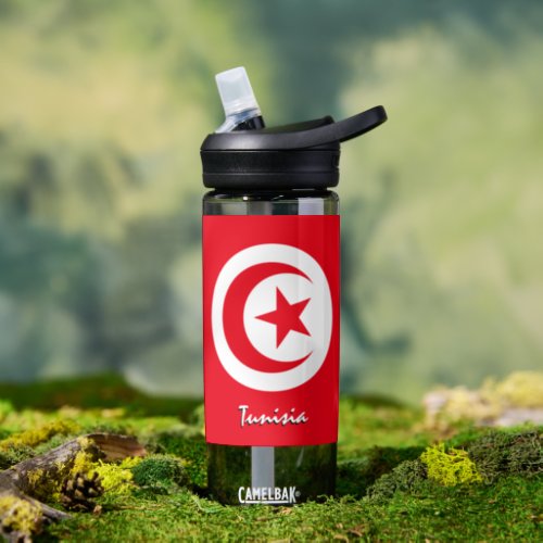 Tunisia bottle patriotic Tunisian Flag Water Bottle