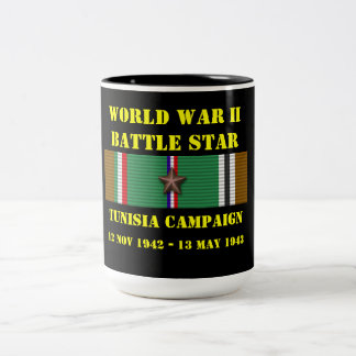 Tunisia Campaign Two-Tone Coffee Mug