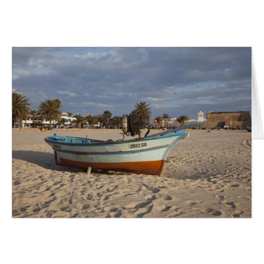 Tunisia, Cap Bon, Hammamet, waterfront, Kasbah Cards (Front Horizontal)