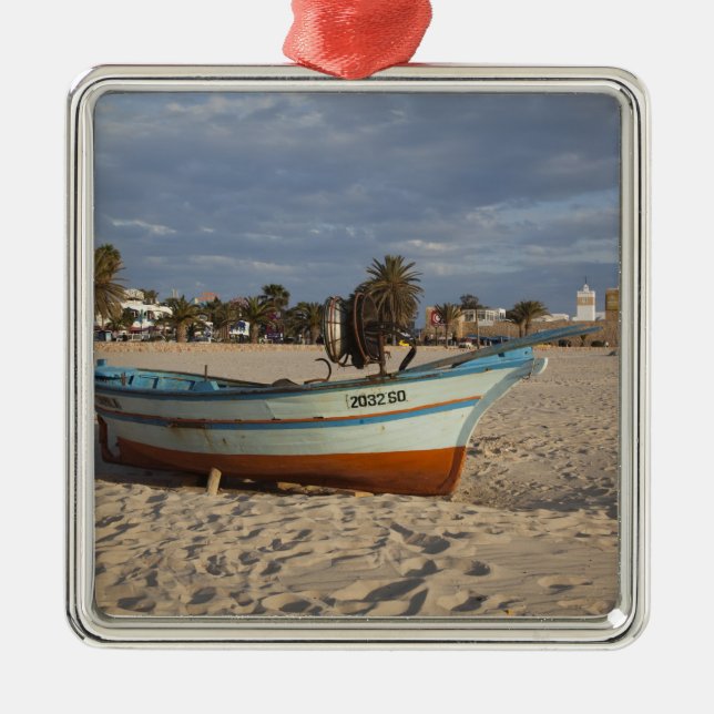 Tunisia, Cap Bon, Hammamet, waterfront, Kasbah Metal Ornament (Front)