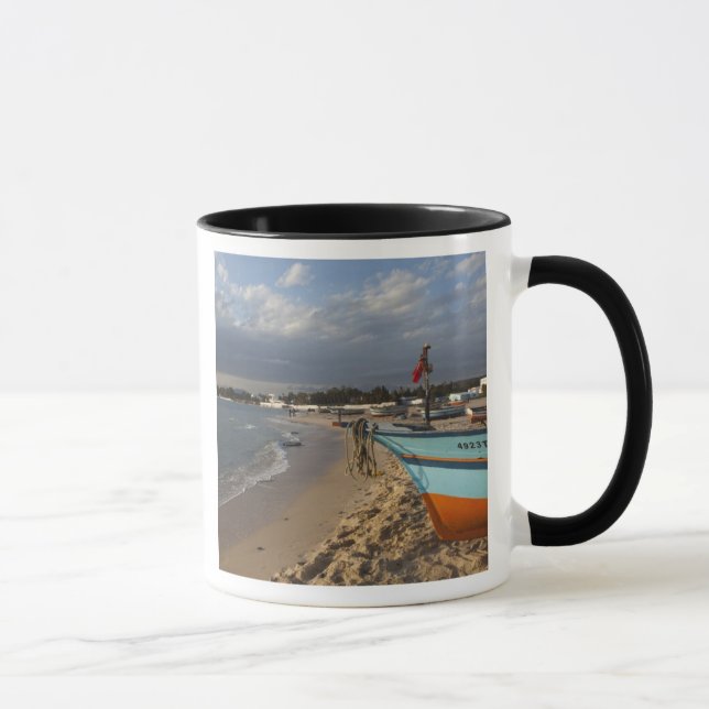 Tunisia, Cap Bon, Hammamet, waterfront, Mug (Right)