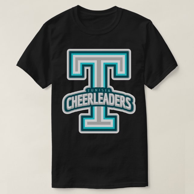 Tunisia Cheerleader T-Shirt (Design Front)