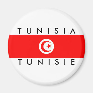 tunisia country flag name text symbol tunisie magnet