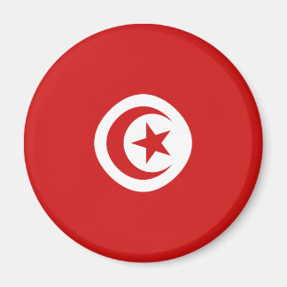Tunisia Fisheye Flag Magnet