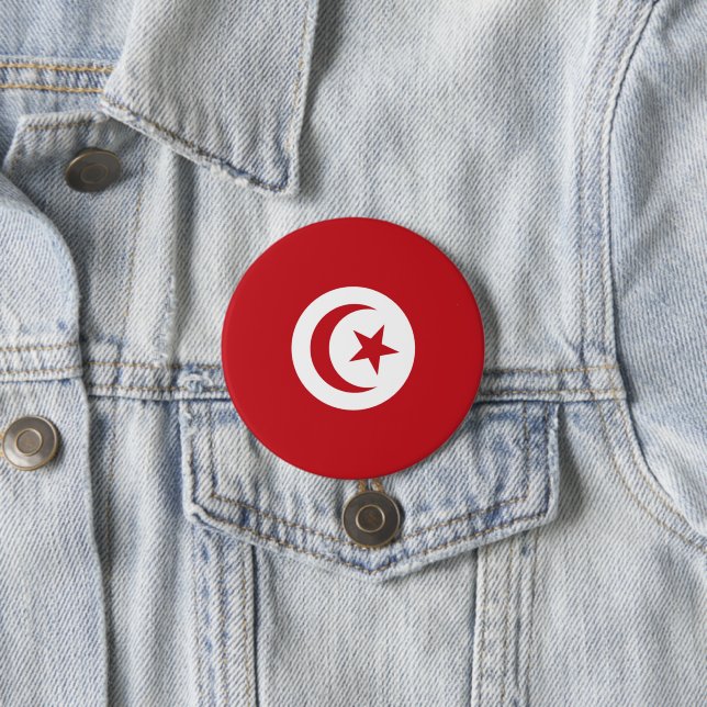 Tunisia flag button (In Situ)