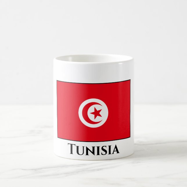 Tunisia Flag Coffee Mug (Center)